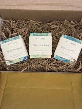 'After the Rain' | Luxury Artisan Soap - Blue & Green